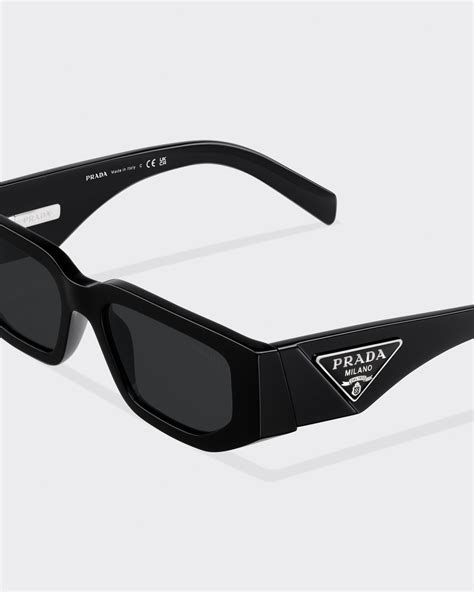 prada spr09z_e1ab_f05s0_c_054|Slate Gray Lenses Sunglasses With Triangle Logo .